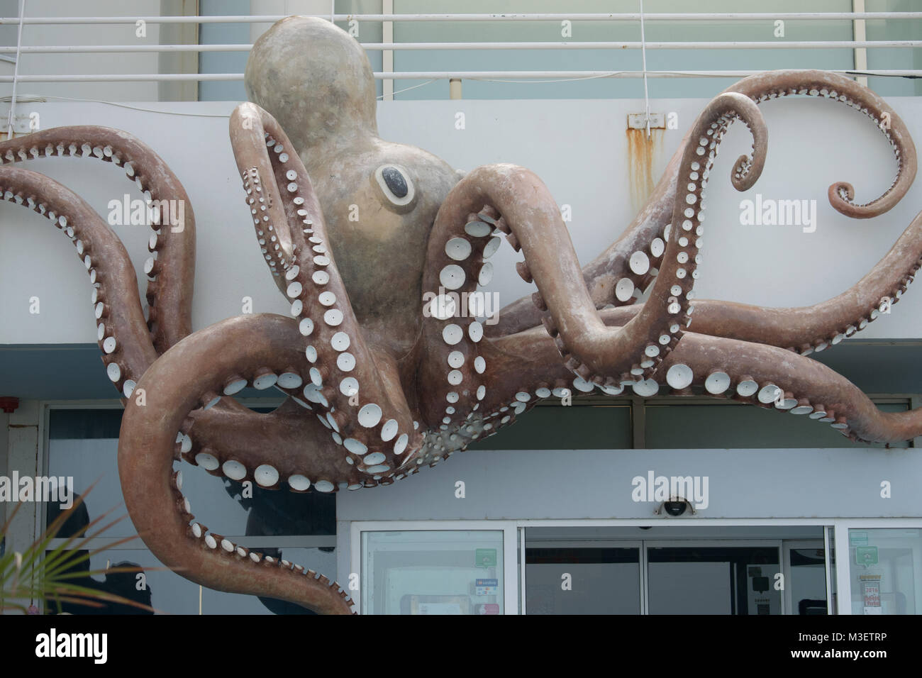 Octopus sculpture Stock Photo