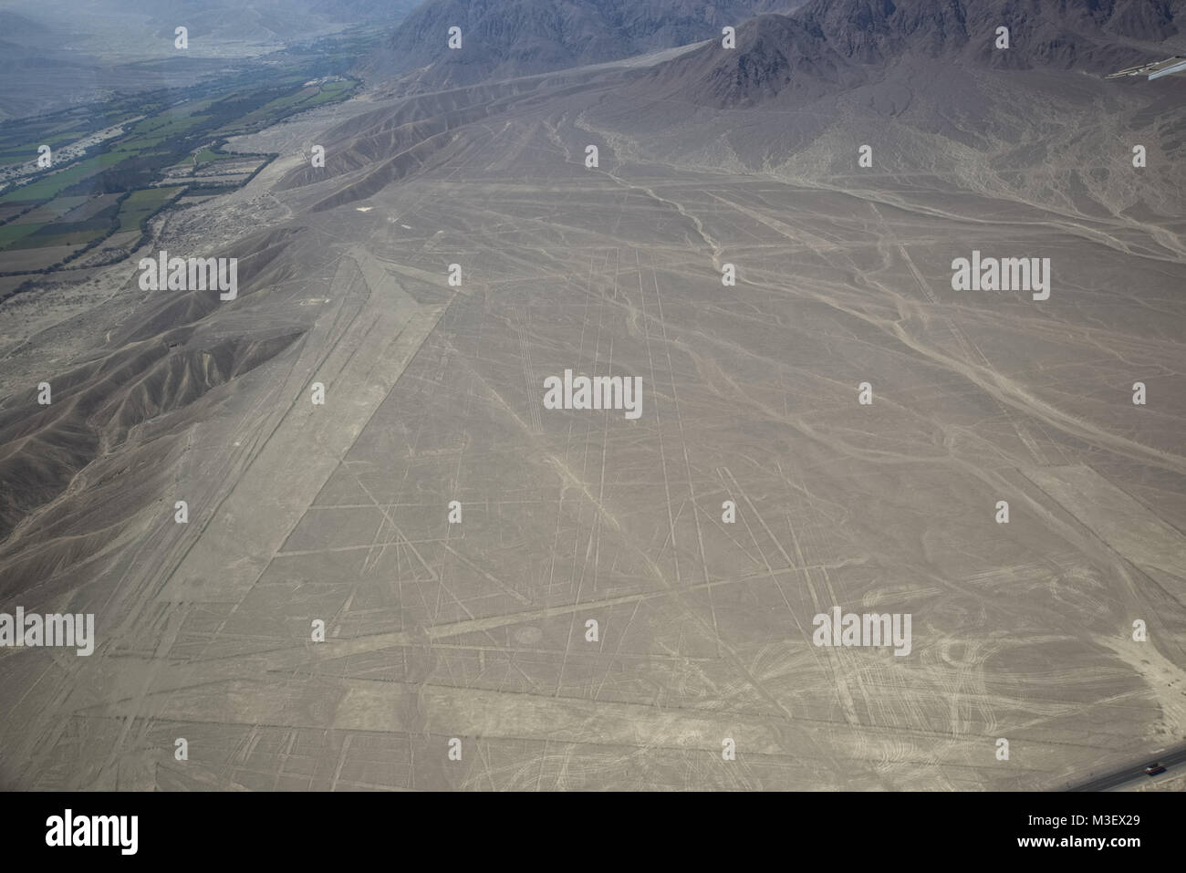 Nazca Lines Nazca Desert, Peru Stock Photo