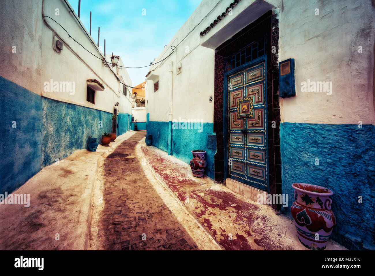 Tangiers Blue Kasbah Morocco Taken In 2015 Stock Photo Alamy tangiers-blue-kasbah-morocco-taken-in-2015-stock-photo-alamy