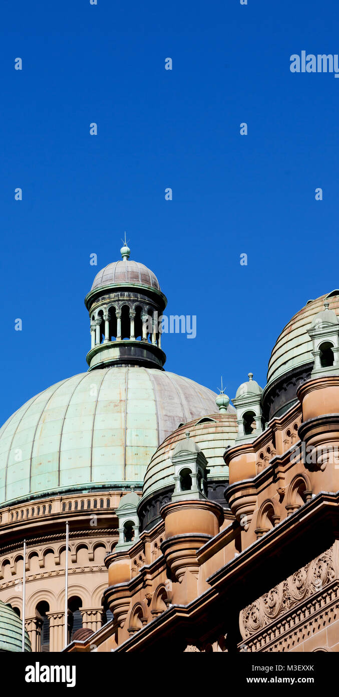 in australia sydney the antique queen victoria building and the dome in the sky Stock Photo Alamy