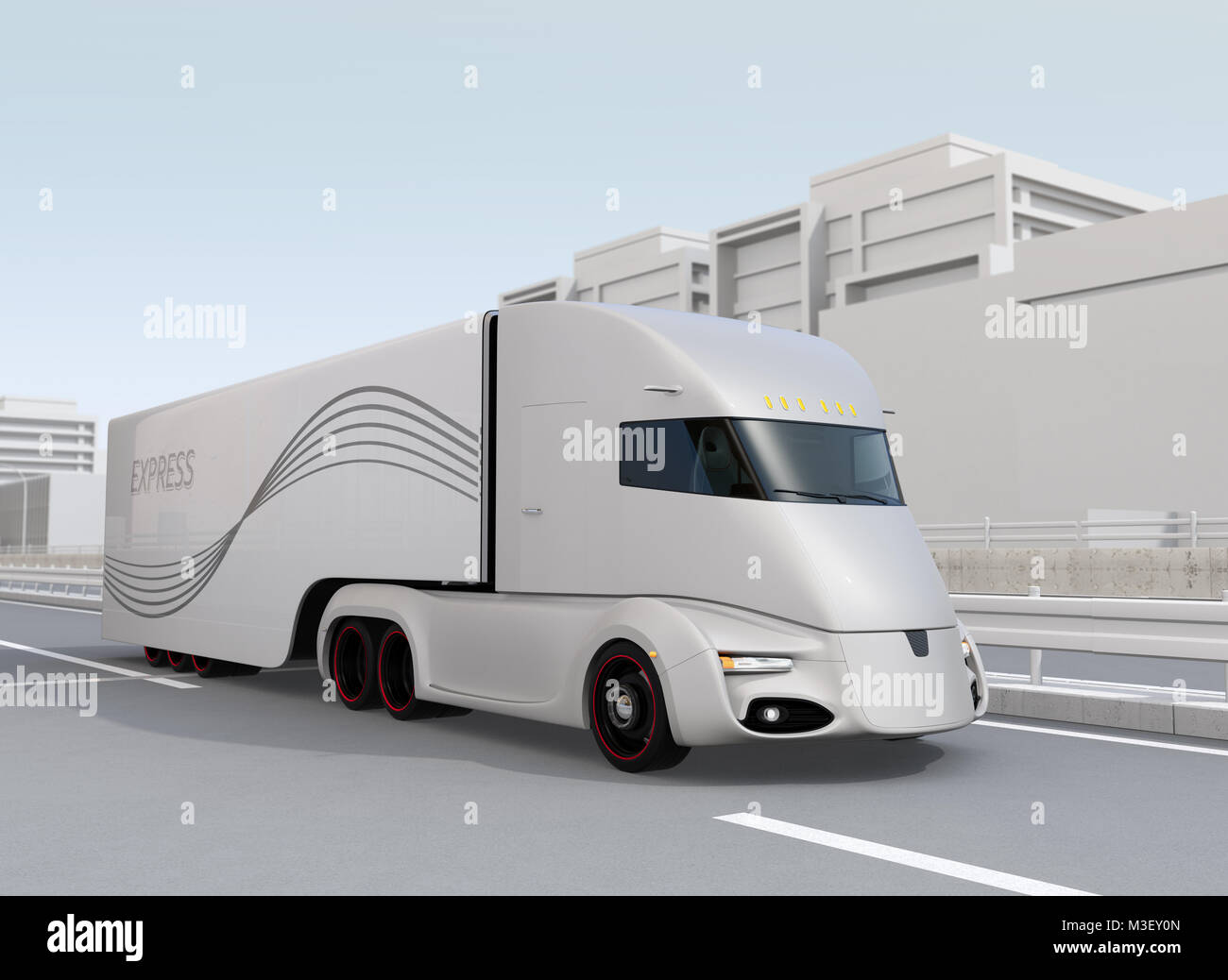 Self driving electric semi trucks outlet