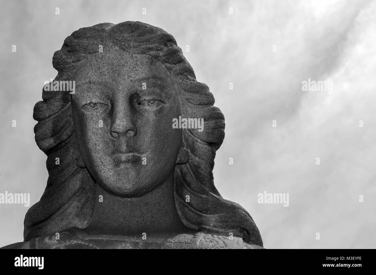 Angel Statue in a Catholic Cemetery Stock Photo Alamy
