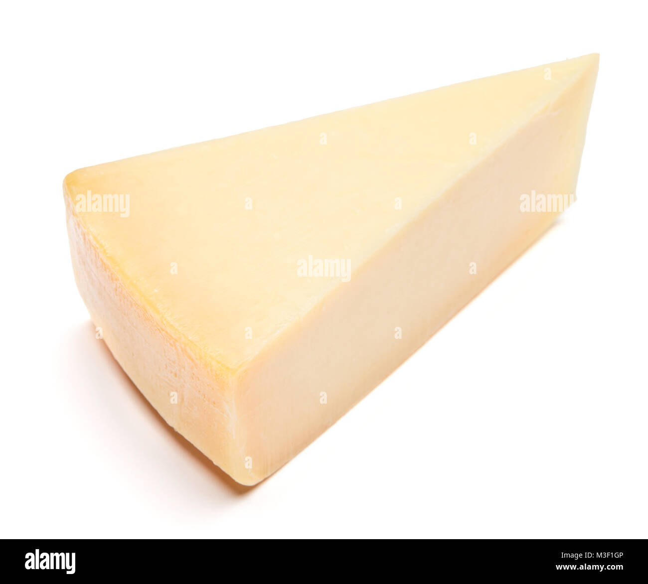 cheddar cheese isolated on white background Stock Photo