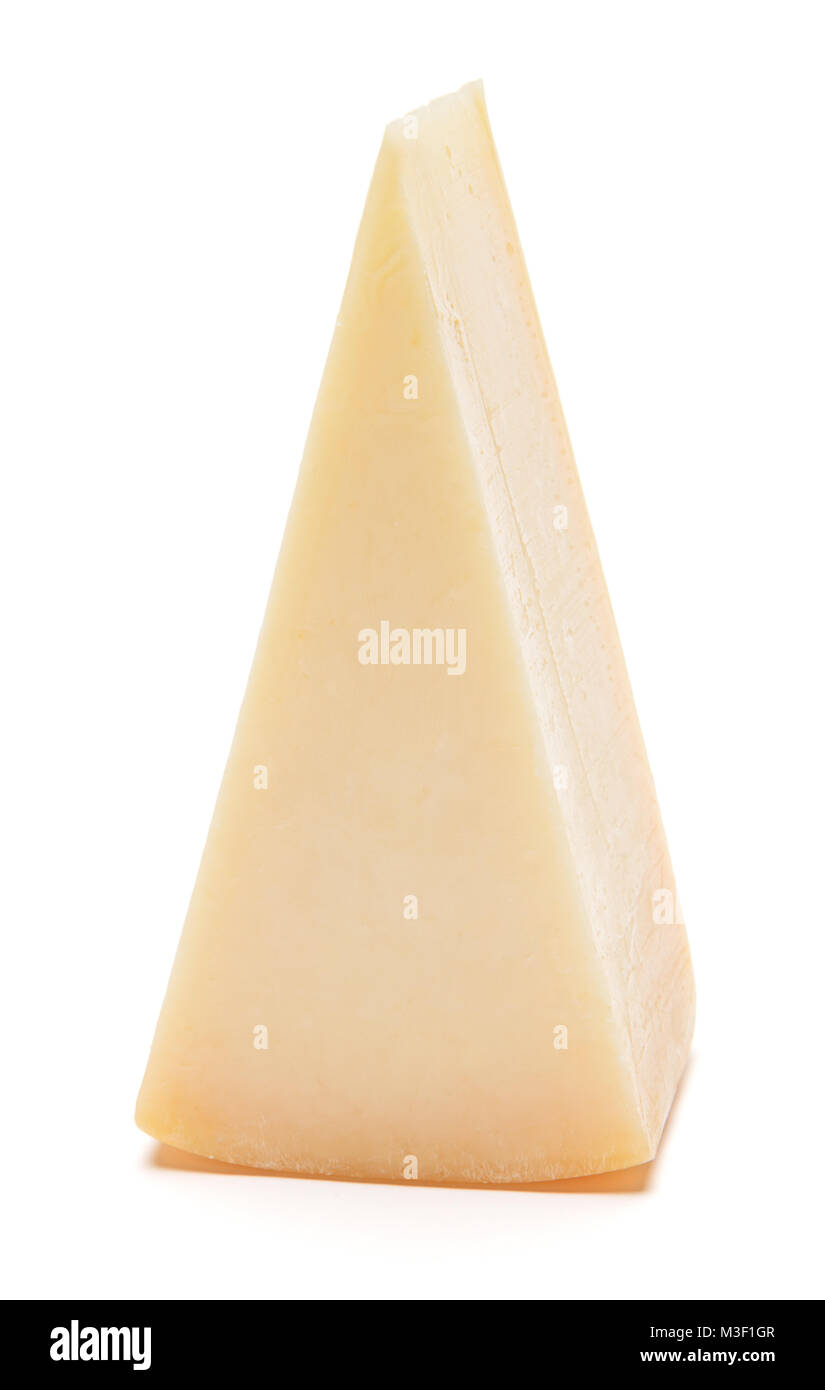 cheddar cheese isolated on white background Stock Photo