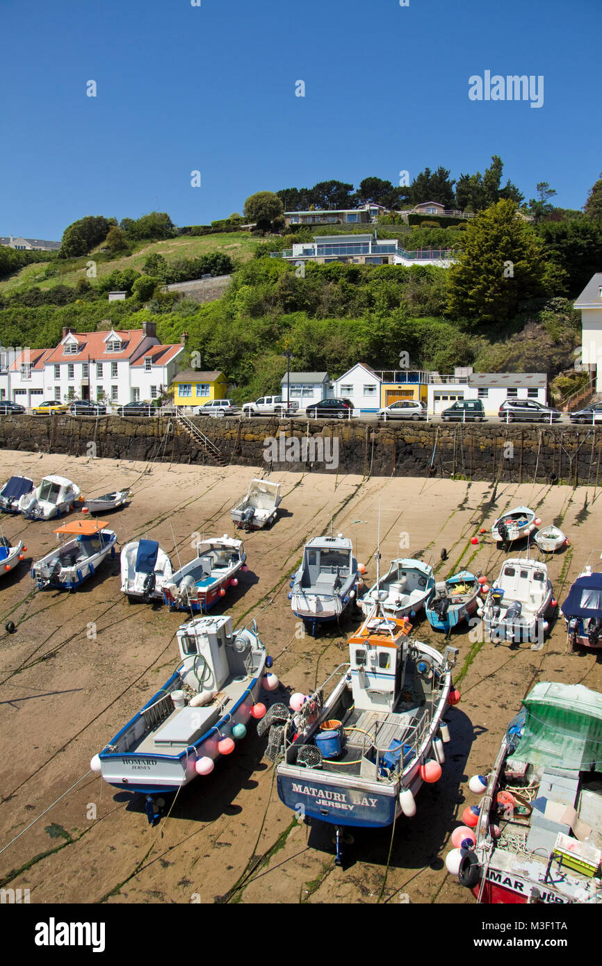 Rozel Bay, Jersey, Channel Islands, UK Stock Photo