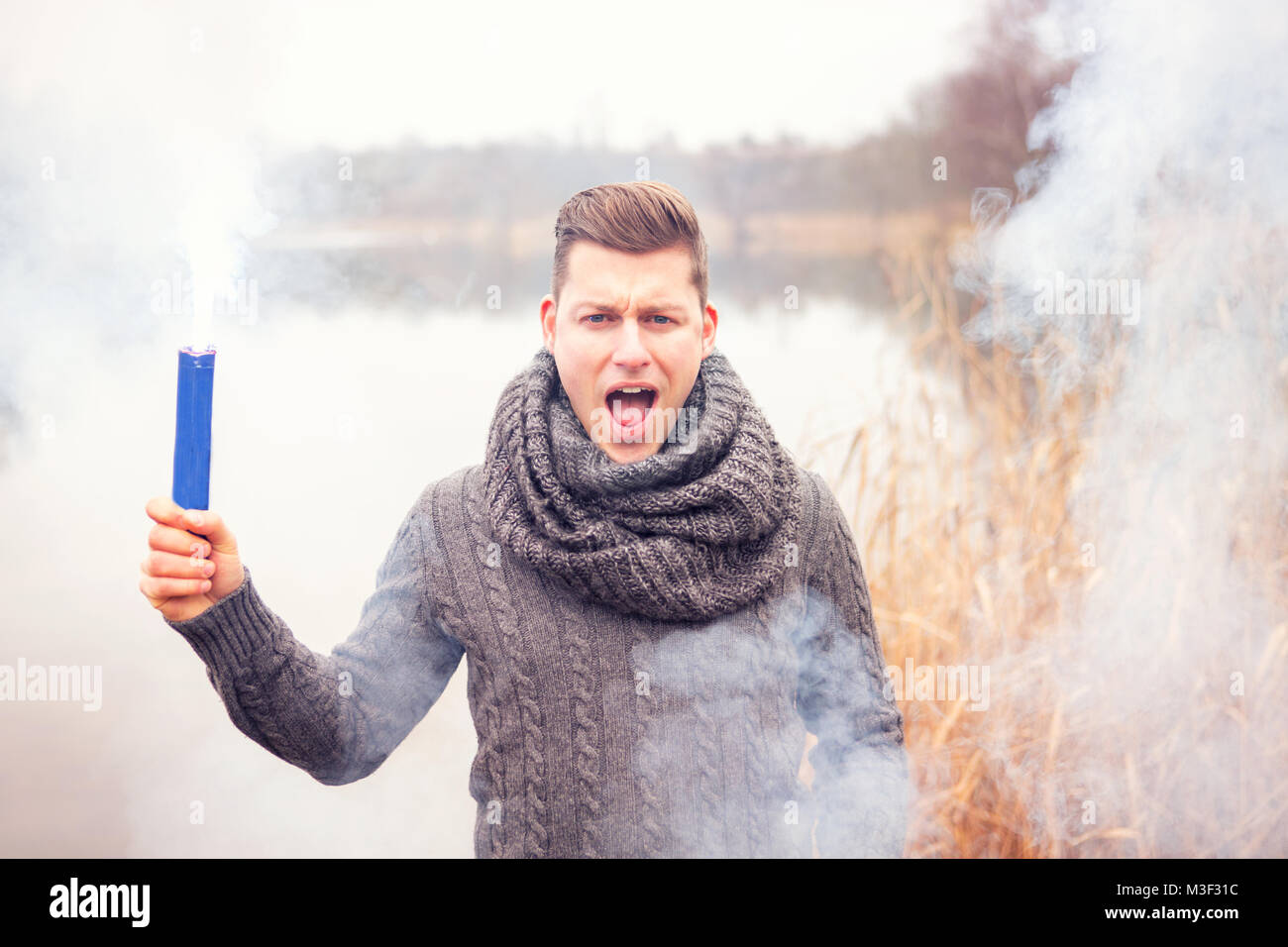 Smoking torch hi-res stock photography and images - Alamy