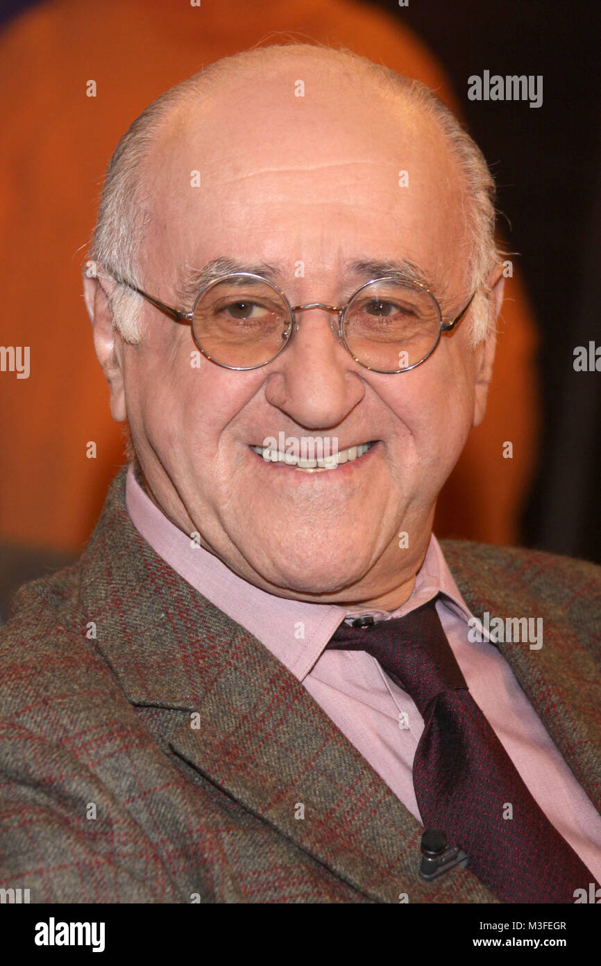 NDR Talkshow, 13.03.2009, Alfred Biolek, Moderator Stock Photo Alamy
