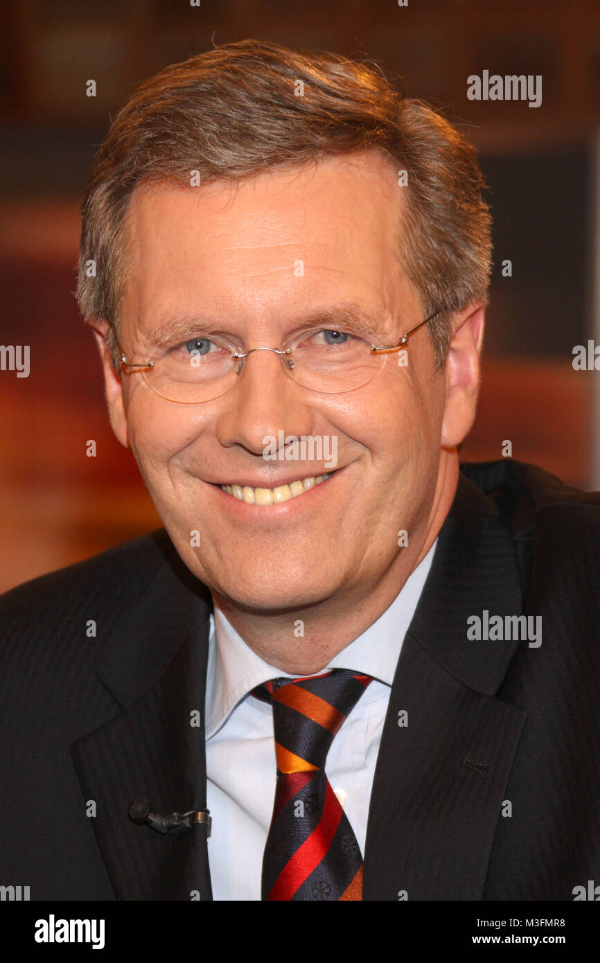 Kerner, Sendung 2, 05.03.2009, Christian Wulff (Niedersaechsischer Ministerpraesident) Stock Photo