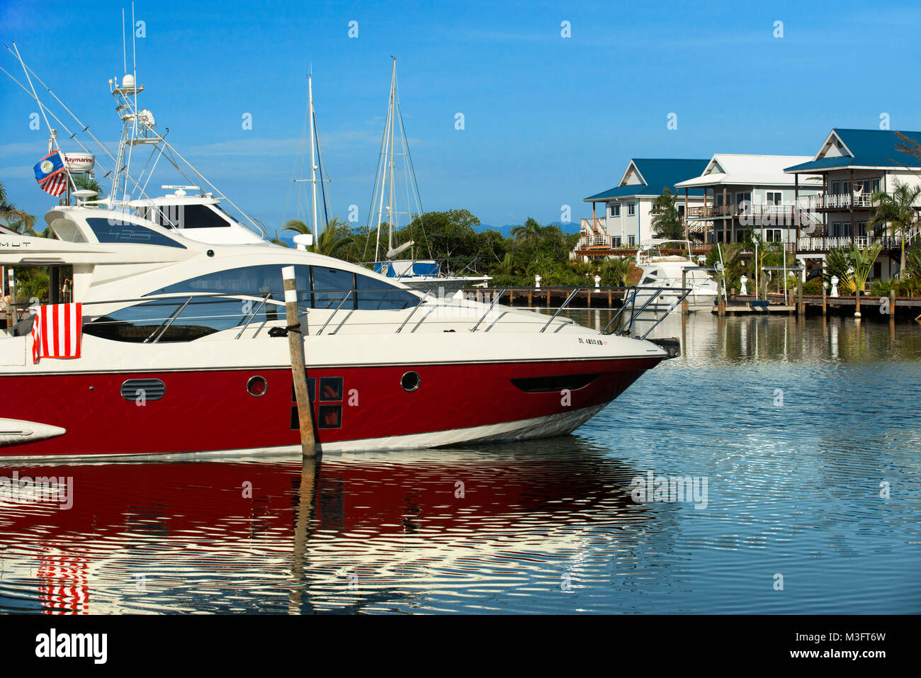 Belize fishing boats hires stock photography and images Alamy