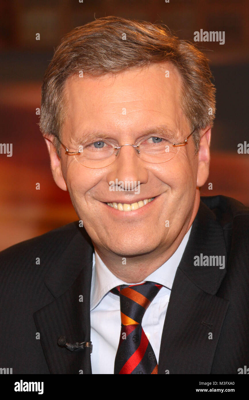 Kerner, Sendung 2, 05.03.2009, Christian Wulff (Niedersaechsischer Ministerpraesident) Stock Photo
