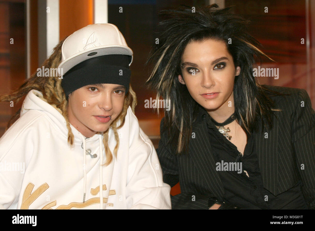 Kerner, Aufzeichnung vom 05.09.2006, Bill und Tom Kaulitz, Musikband Tokio Hotel Stock Photo