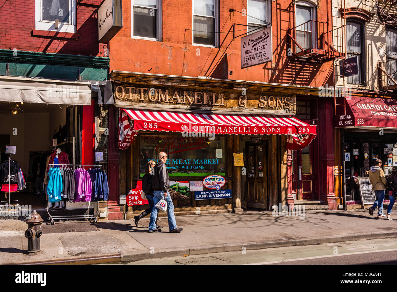 Ottomanelli & Sons Meat Market Greenwich Village Manhattan New York