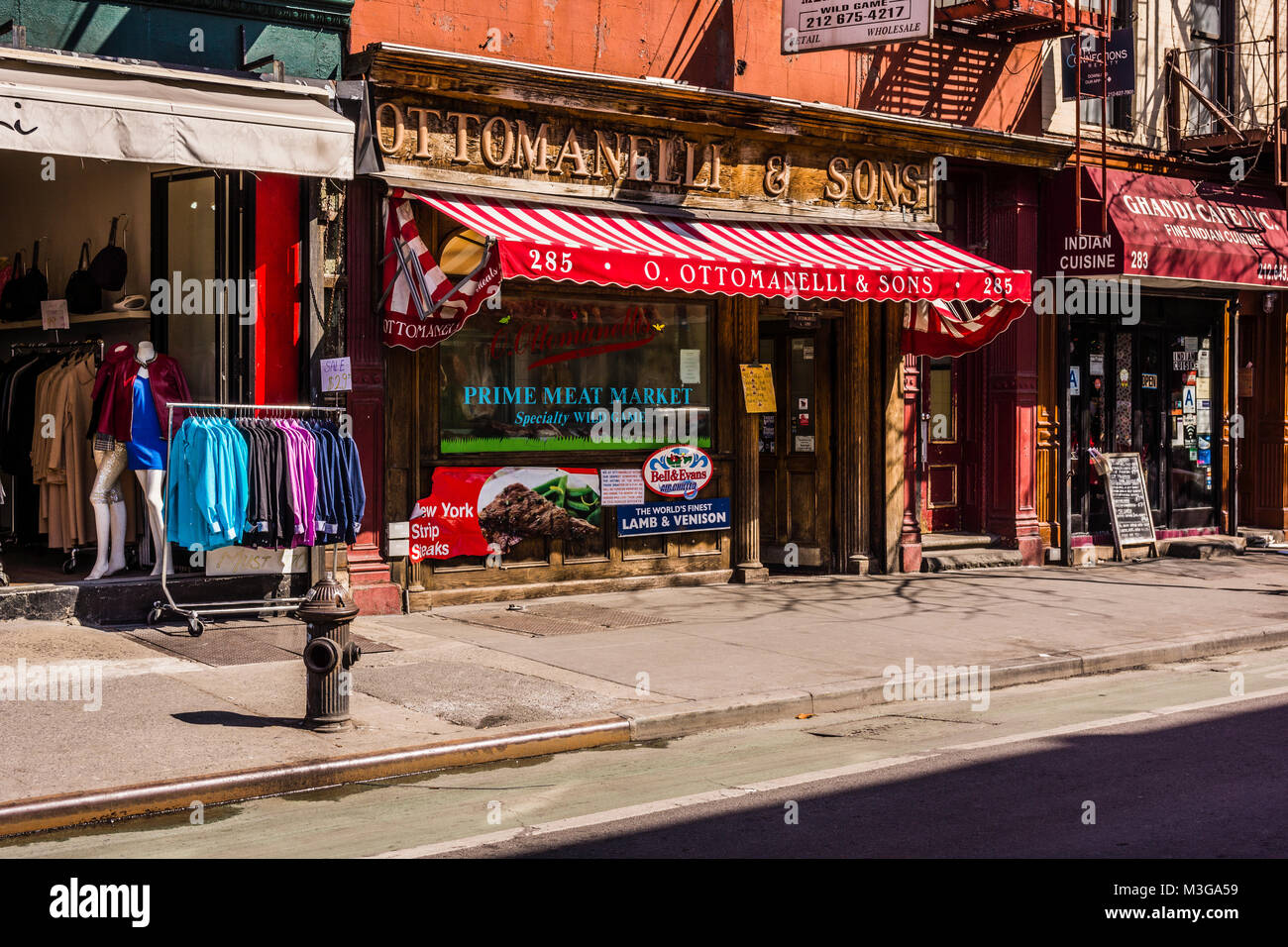 Ottomanelli & Sons Meat Market Greenwich Village Manhattan New York