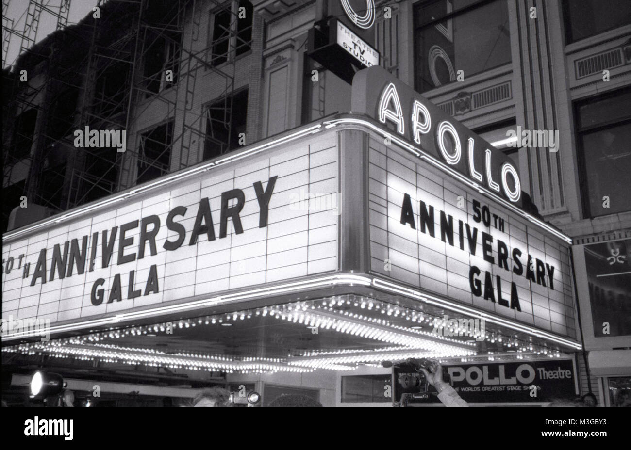 Apollo Theatre during the taping of the television special 'Motown