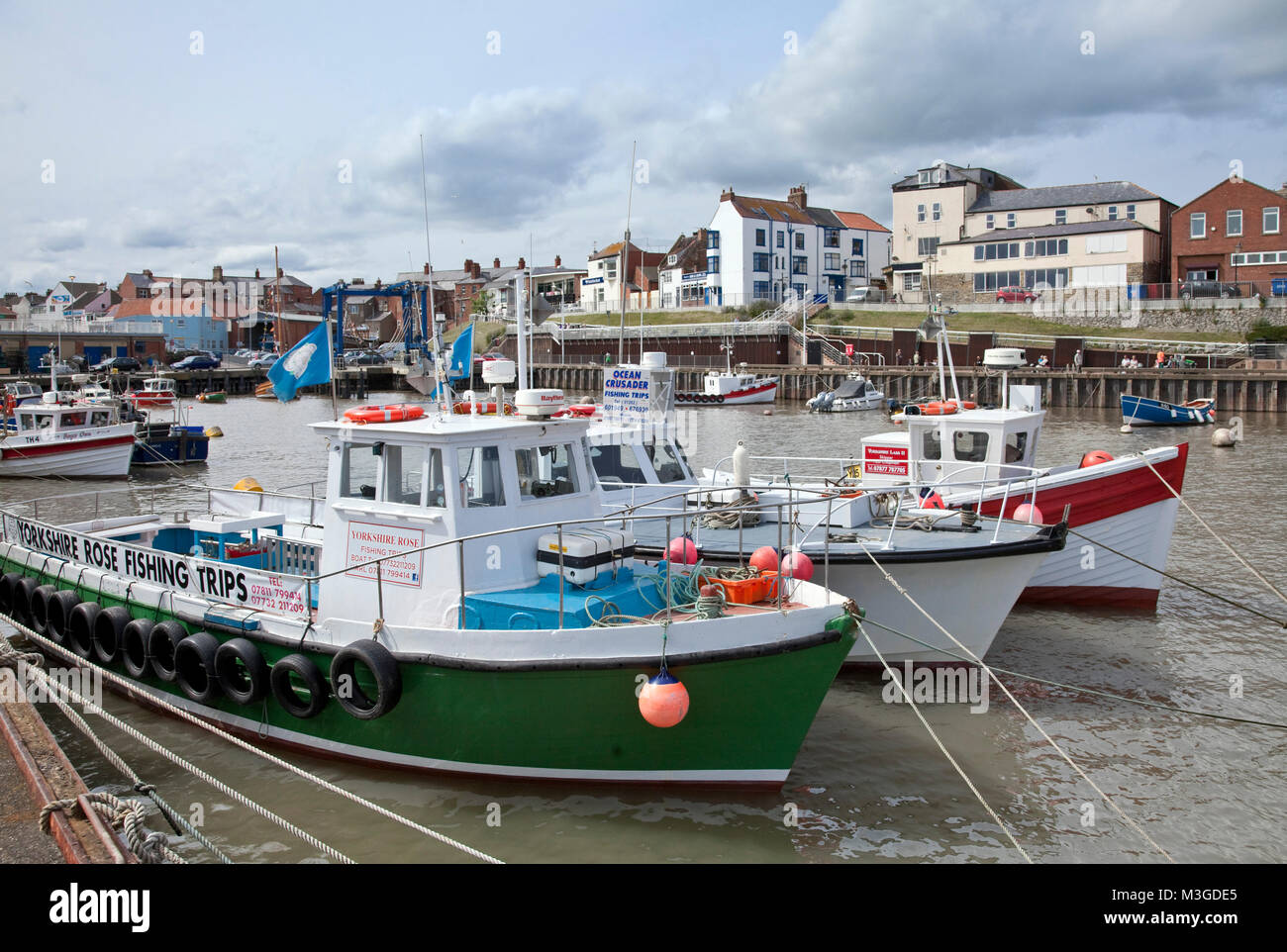 Bridlington harbour East Yorkshire, England,UK Stock Photo