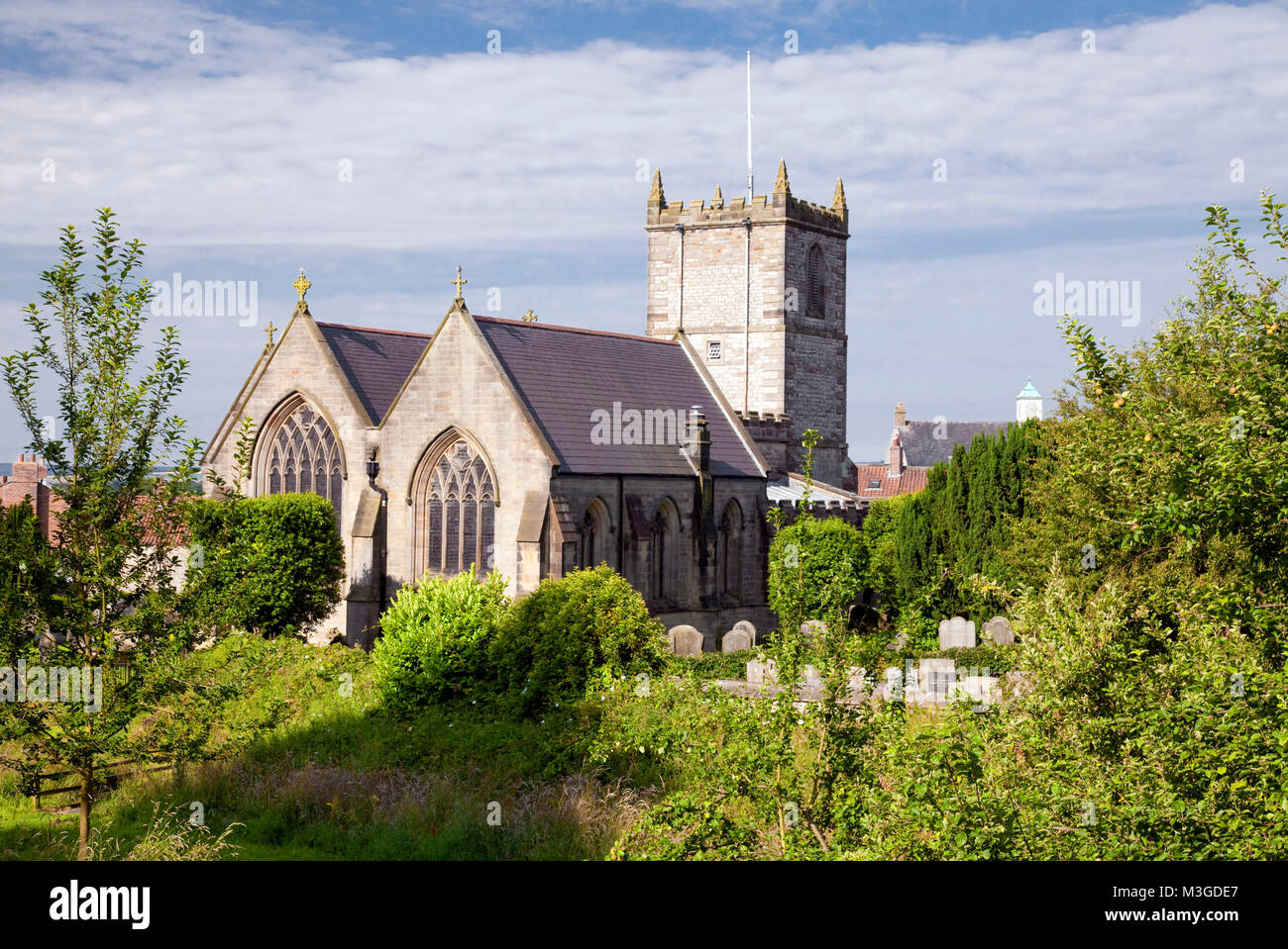 All Saints church Kirkbymoorside North Yorkshire Stock Photo