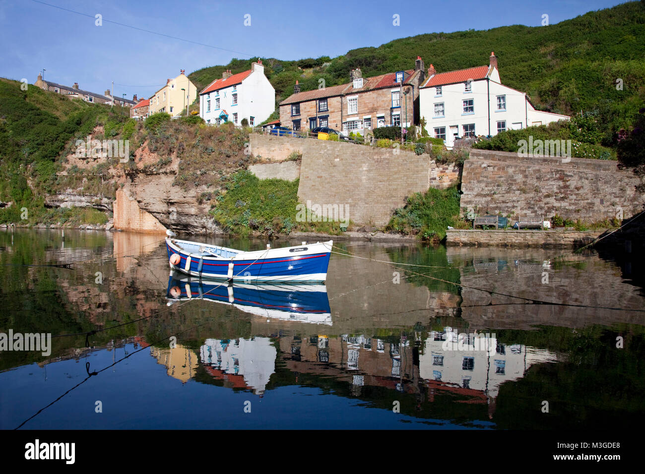 Staithes Beck Staithes Yorkshire Coast North York Moors national park,North Yorkshire,England,UK Stock Photo