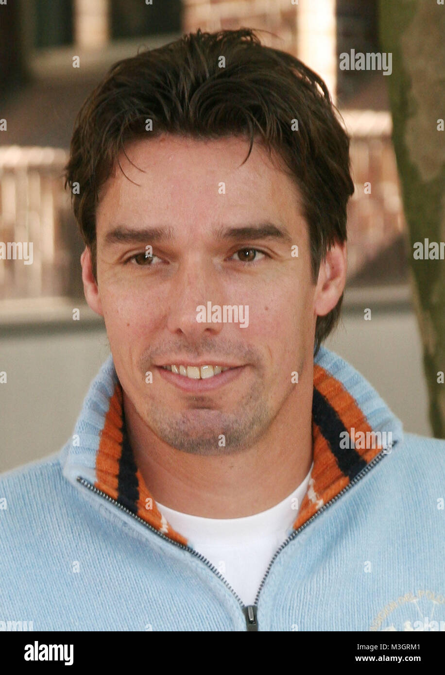 Ex-Tennis-Star Michal Stich mit RHH Moderatorin Birgit Hahn im ...