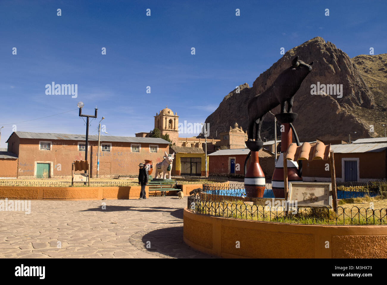 Pucara City, Peru Stock Photo