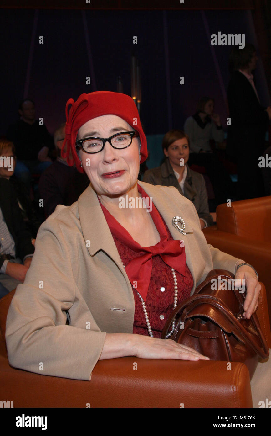 NDR Talkshow, Hamburg, 11.12.2009, Marlene Jaschke (Jutta Wuebbe Stock