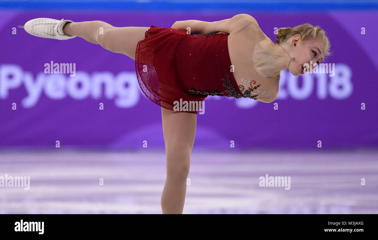 Pyeongchang, South Korea. 11th Feb, 2018. Bradie Tennell from the