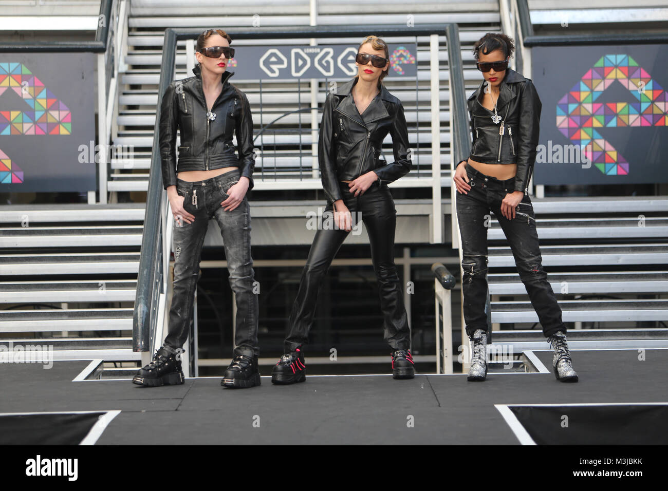 London, UK. 11th February, 2018. The London Edge fashion show showing