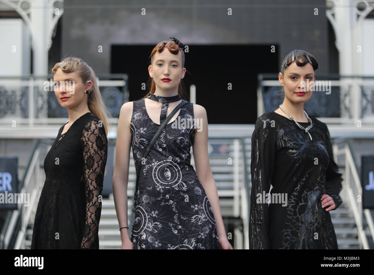 London, UK. 11th February, 2018. The London Edge fashion show showing