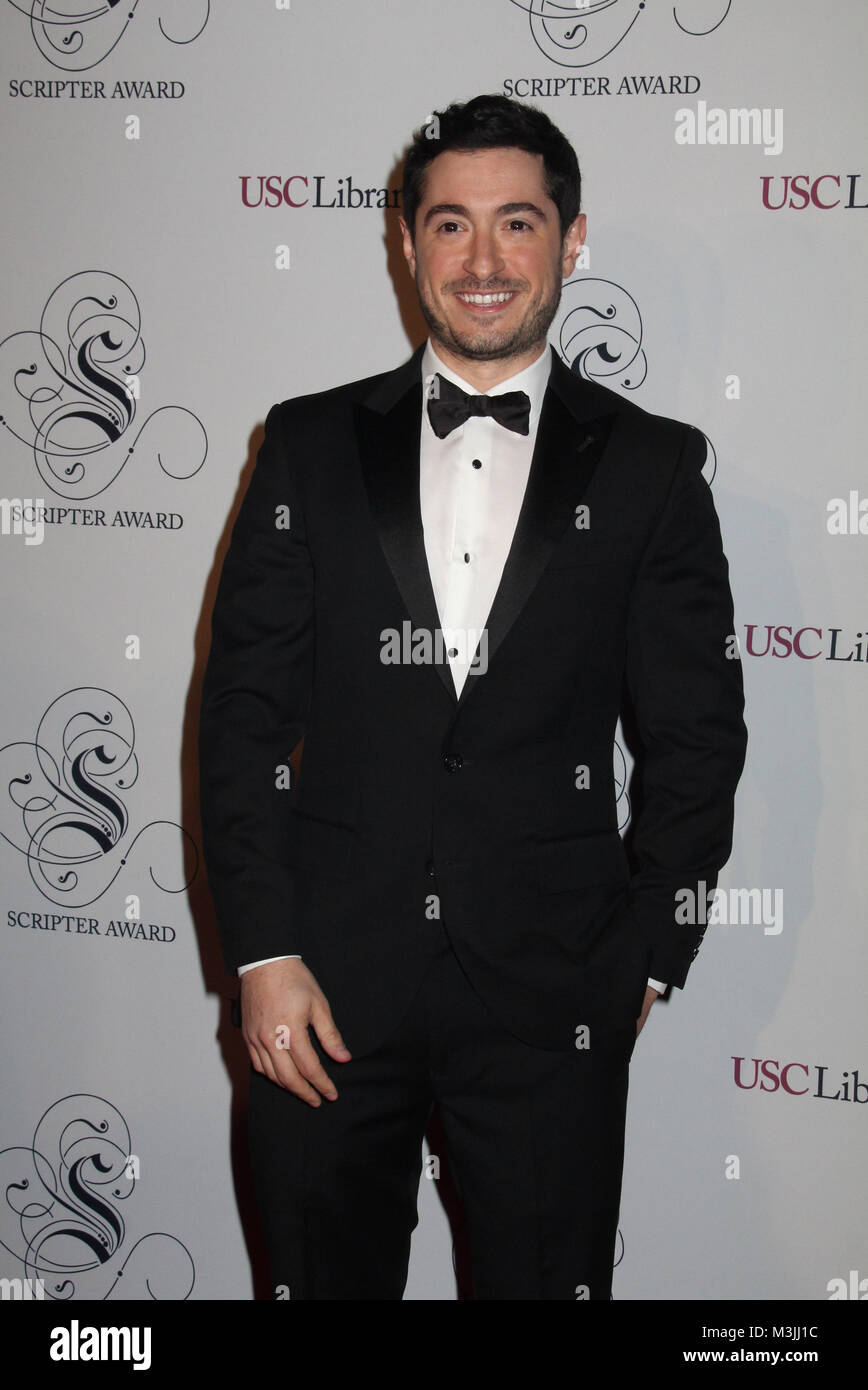 Jason Fuchs  02/10/2018 The USC Libraries 30th Annual Scripter Awards held at The Edward L. Doheny Jr. Memorial Library University of Southern California in Los Angeles, CA Photo by Izumi Hasegawa / HollywoodNewsWire.co Stock Photo