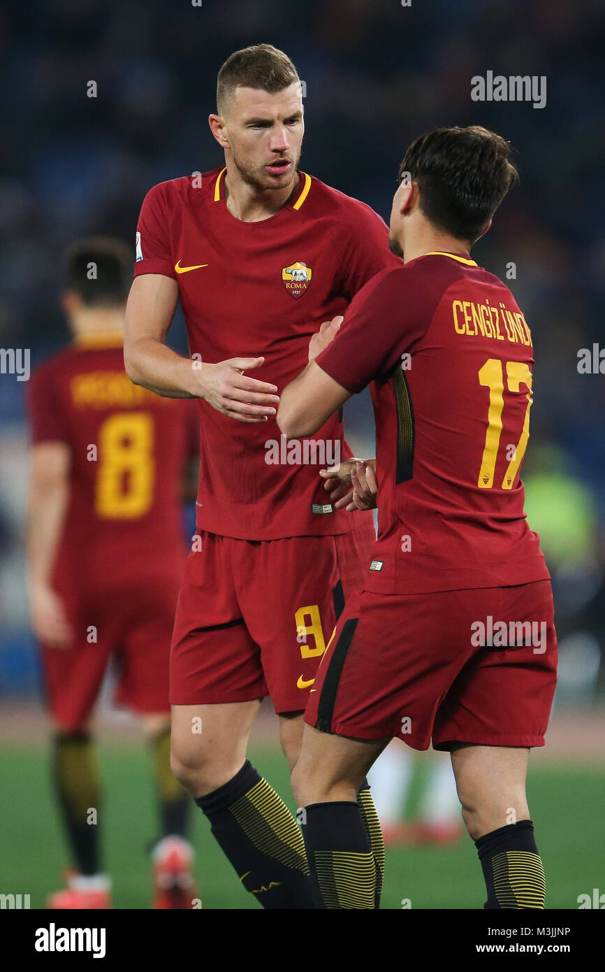 Rome, Italy. 11th Feb, 2018. Stadio Olimpico, Rome, Italy; Serie A ...