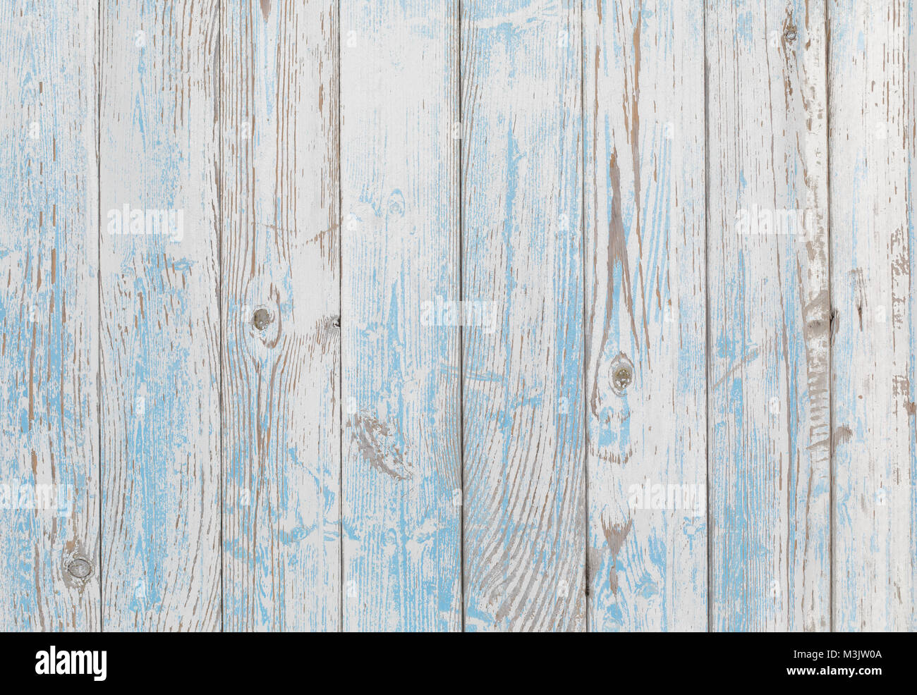 wood texture background blue and white Stock Photo