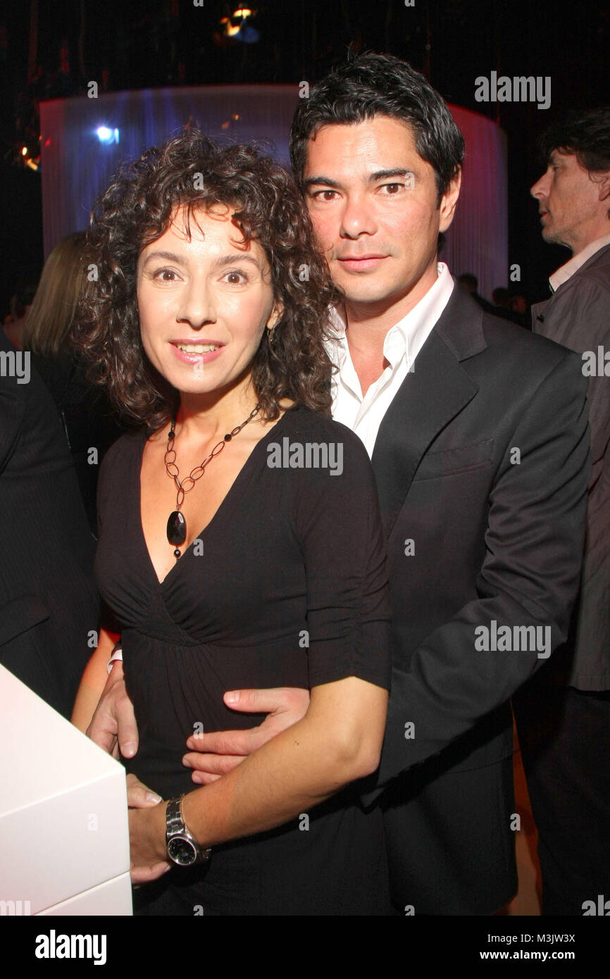 Studio Hamburg Nachwuchspreis, Hamburg, 10.04.2008, Maria Ketikidou &  Ehemann Tom Yamaoka Stock Photo - Alamy