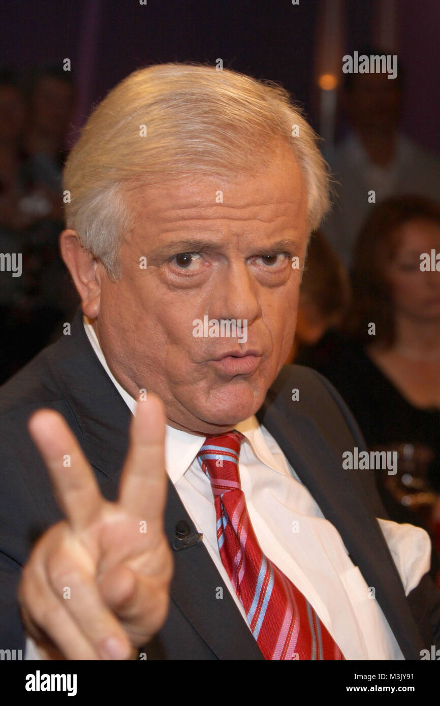 NDR Talkshow, Hamburg, 13.11.2009, Michael Graeter Stock Photo Alamy