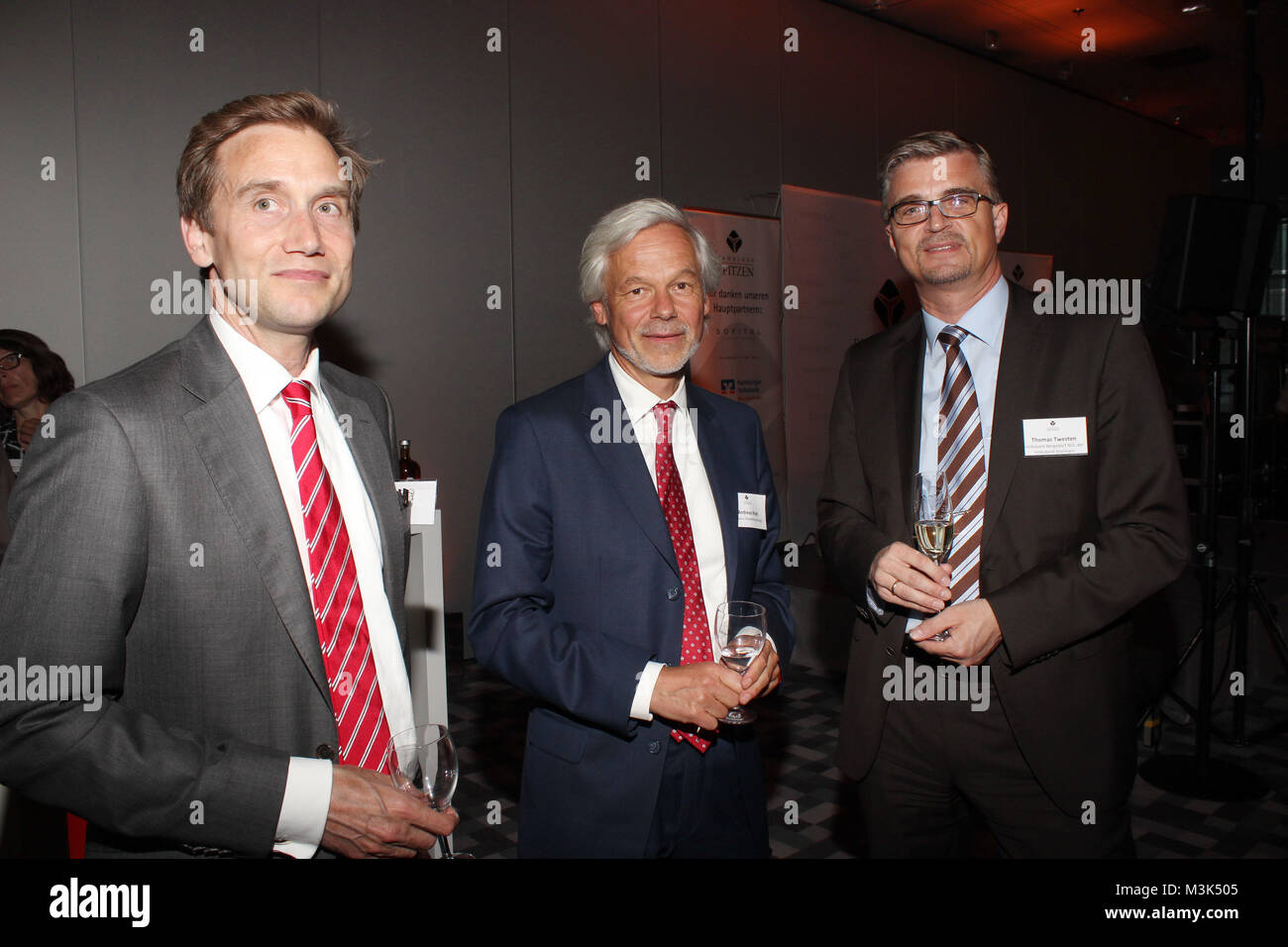 u. a.  Andreas Rick, Thomas Twesten (Volksbank), Hamburg Spitzen, Sofitel, Hamburg, 09.05.16 Stock Photo