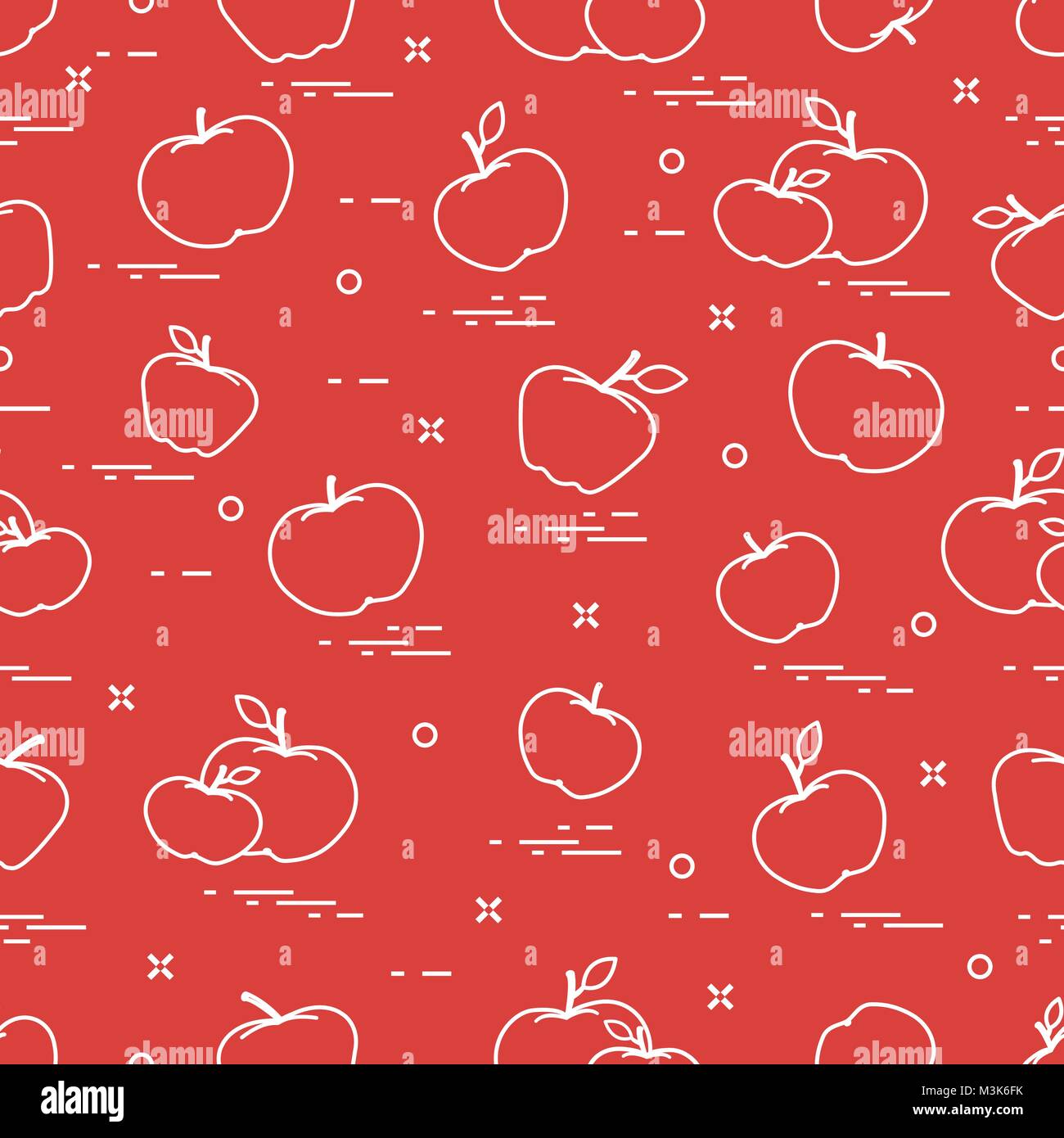 Advertisment Using Pattern Apples juicy fruit. Seamless pattern. Design for announcement ...