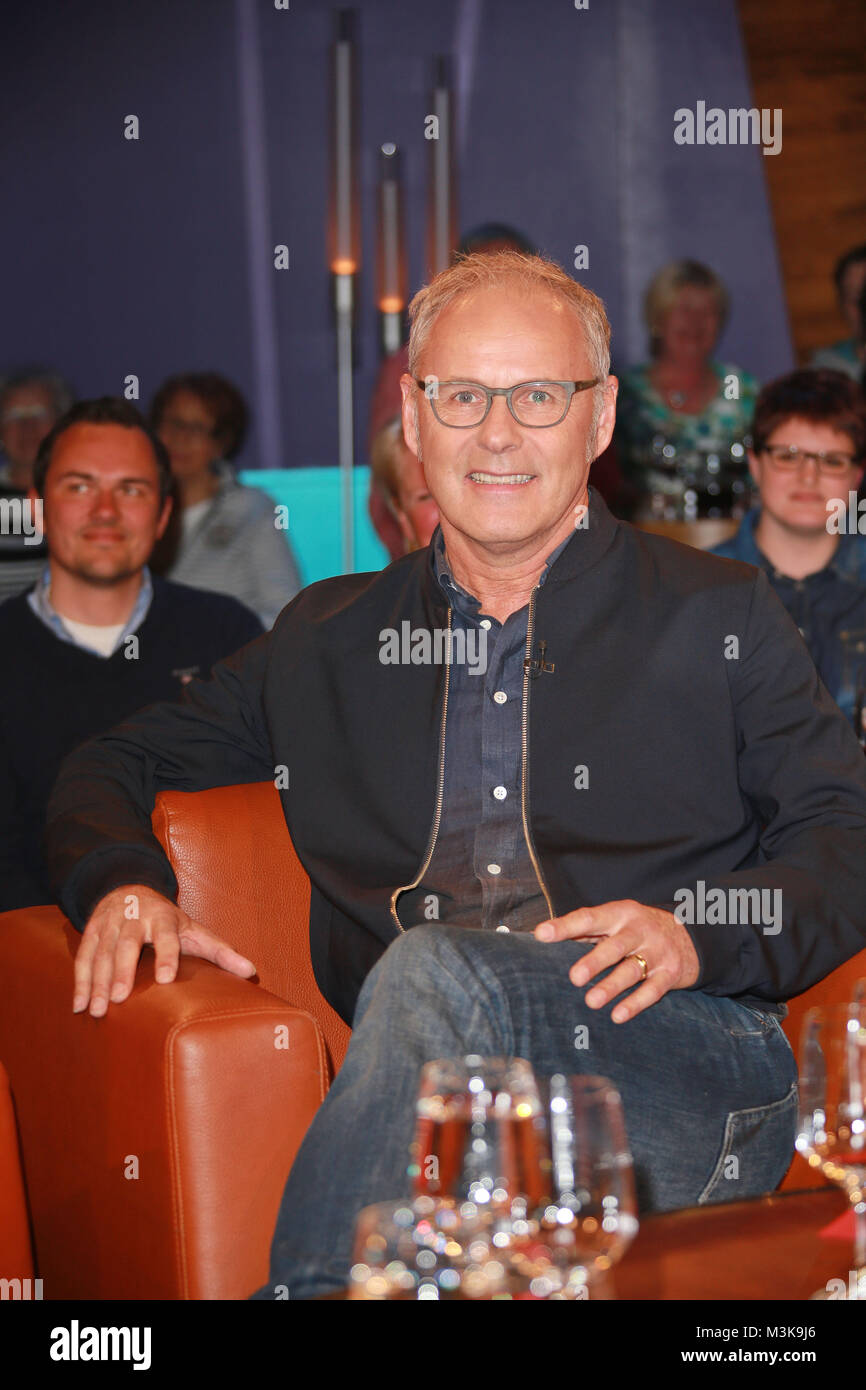 Reinhold Beckmann, Aufzeichnung der NDR Talkshow in Lokstedt, Hamburg, 20.05.2016 Stock Photo