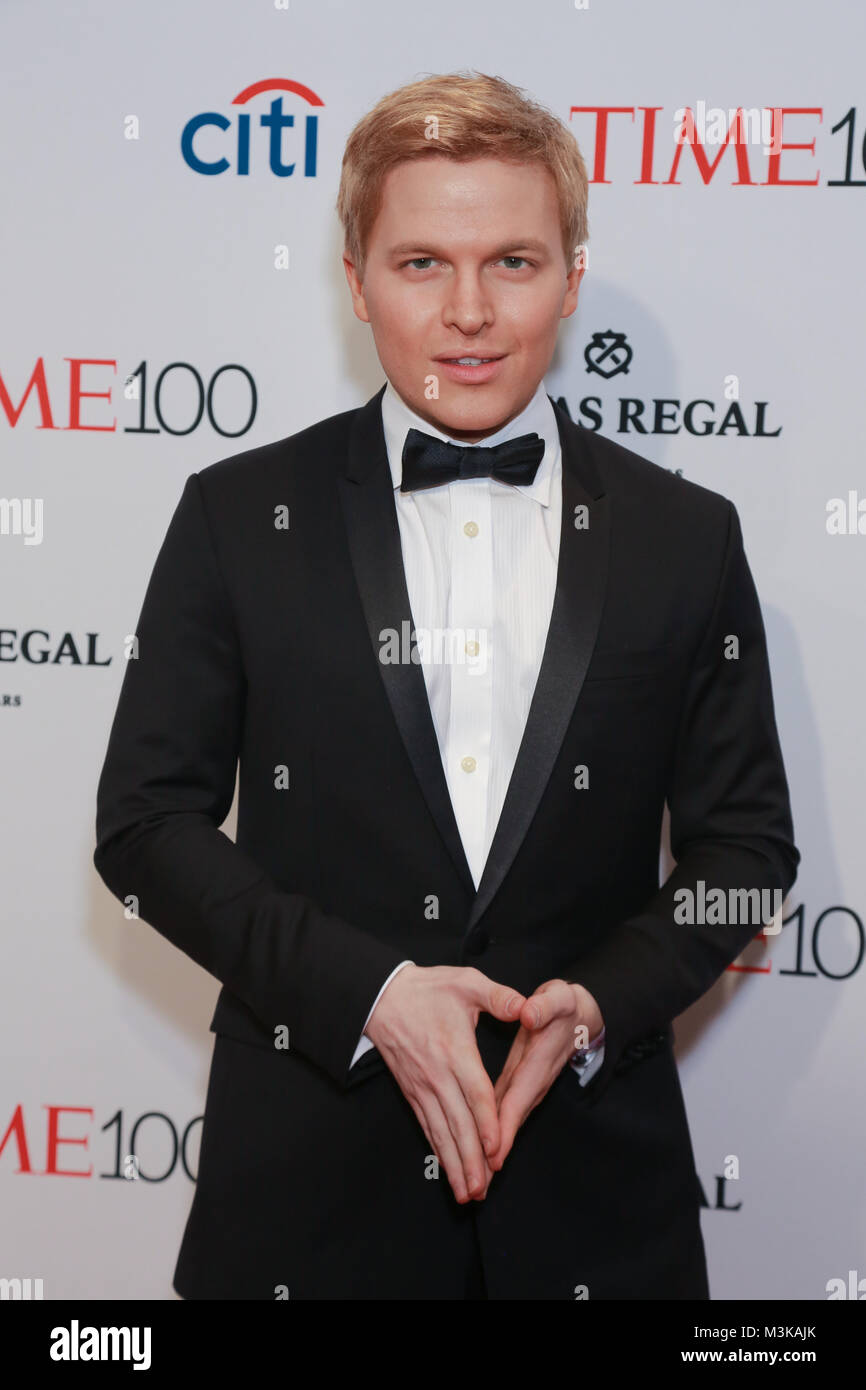 Ronan Farrow attends the TIME 100 Gala at Lincoln Center on April 21, 2015 in New York City. Stock Photo