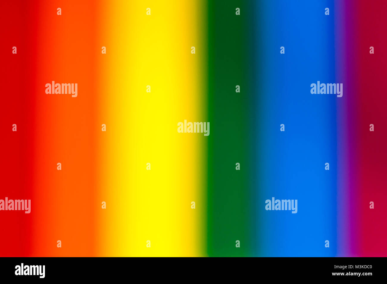 Verschwommener abstrakter Hintergrund aus Regenbogenfarben. Stock Photo