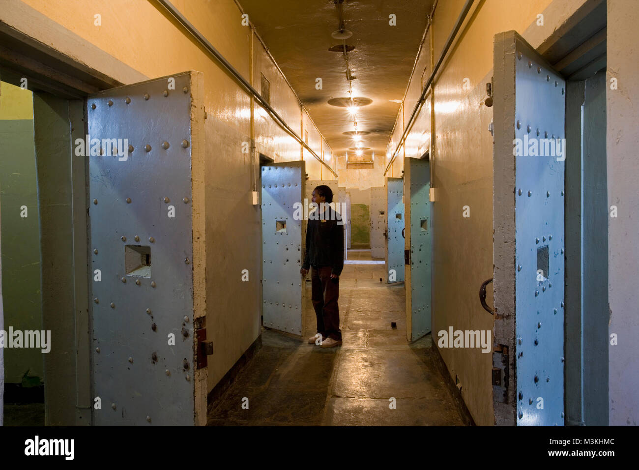 South Africa. Johannesburg. Apartheid museum. Constitution Hill. Former prison. Stock Photo