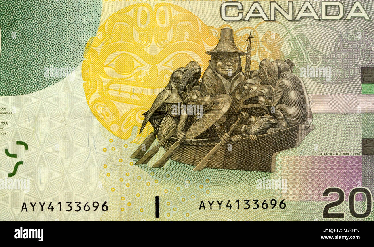 Canadian 20 Dollar Bill