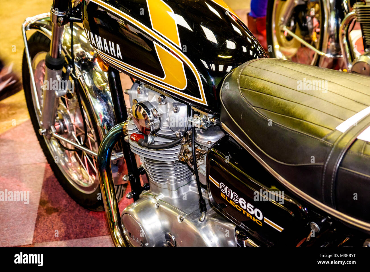 Yamaha motorcycle wheel hi-res stock photography and images - Alamy