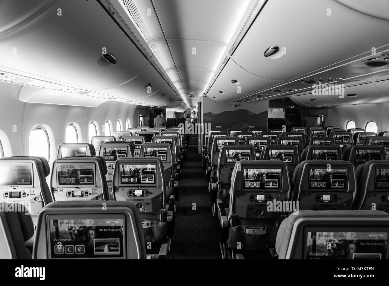 The airbus a380 Black and White Stock Photos & Images - Alamy