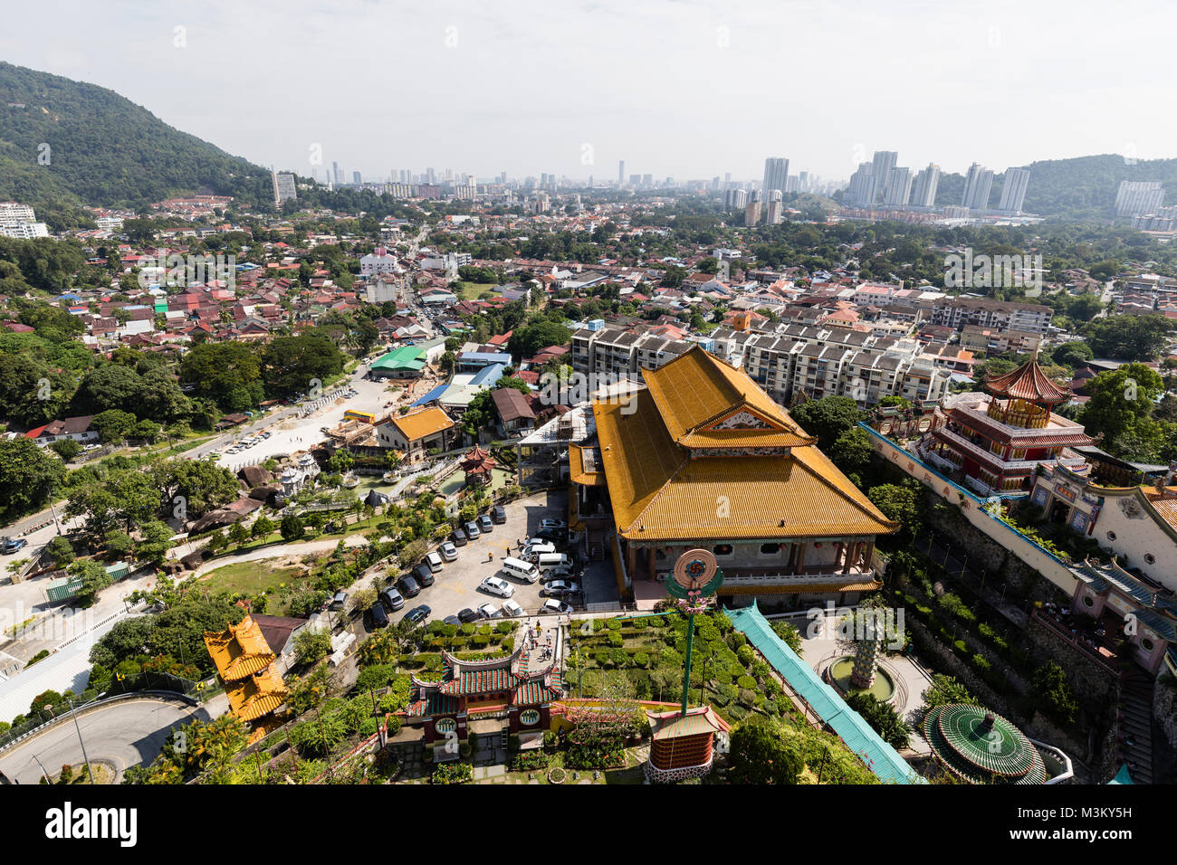 PENANG, MALAYSIA, DECEMBER 20 2017 Kek Lok Si temple, a Chinese Buddhist temple situated in Air