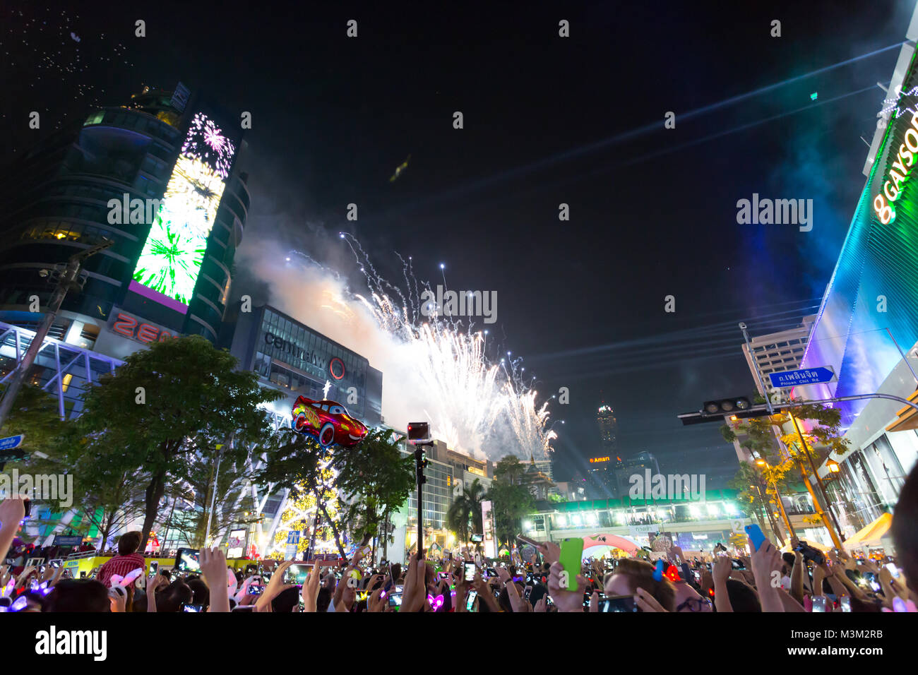New Year's Eve in Bangkok, Thailand Stock Photo Alamy