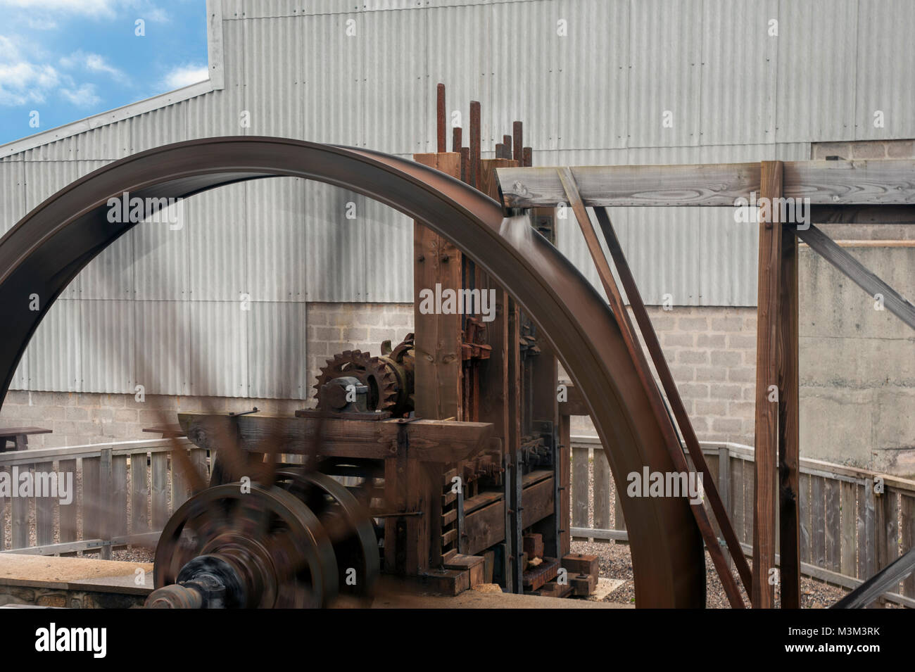 PENDEEN, CORNWALL:  Winder Engine at Geevor Tin Mine Stock Photo
