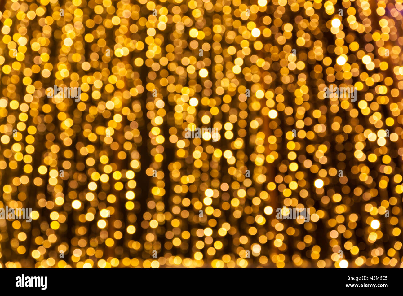 Golden christmas background Stock Photo