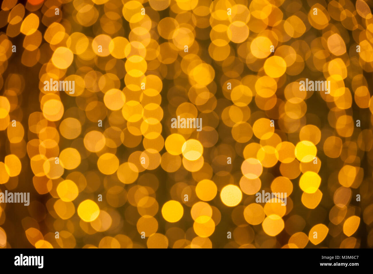 Christmas background in gold Stock Photo