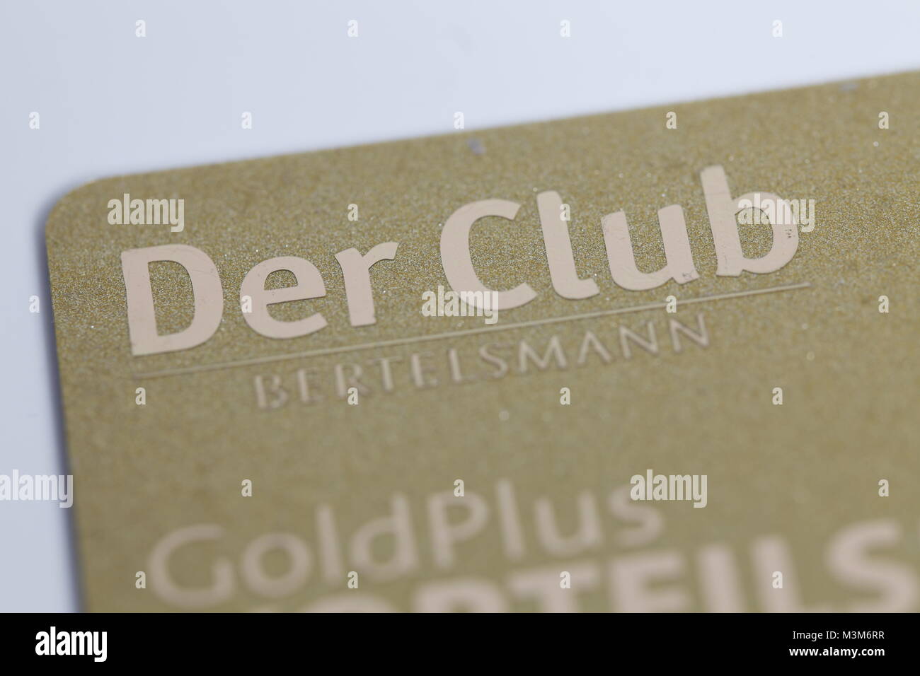 Bertelsmann Clubkarte Stock Photo