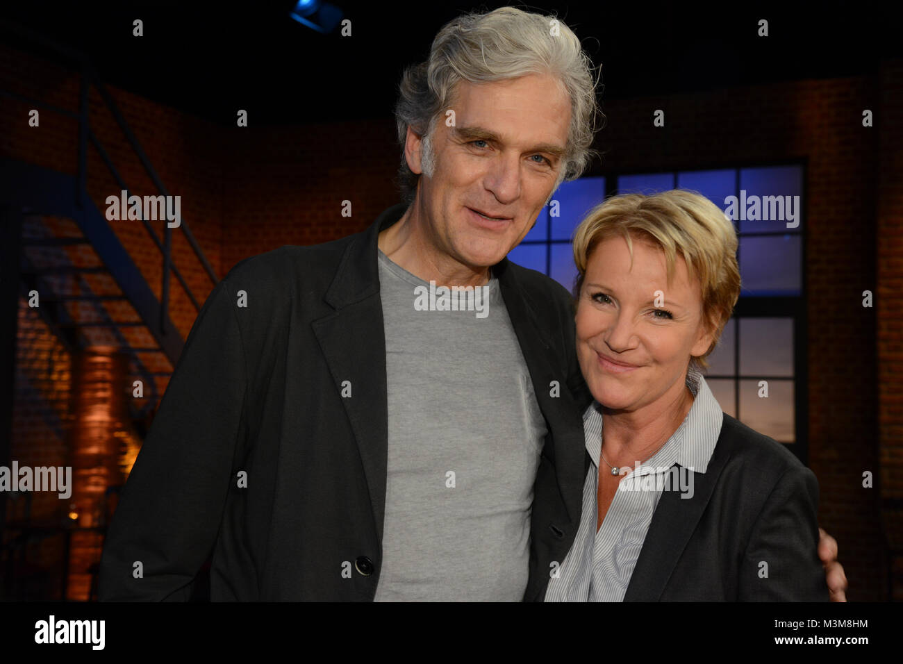 Mariele Millowitsch und Walther Sittler die beiden deutschen Schauspieler im Portraet als Gast ...