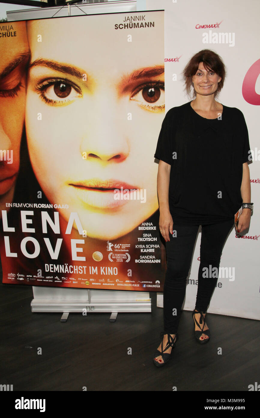 Tatjana Bonnet (Produzentin), Premiere "LenaLove", Cinemaxx Dammtor,  Hamburg, 17.09.2016 Stock Photo - Alamy