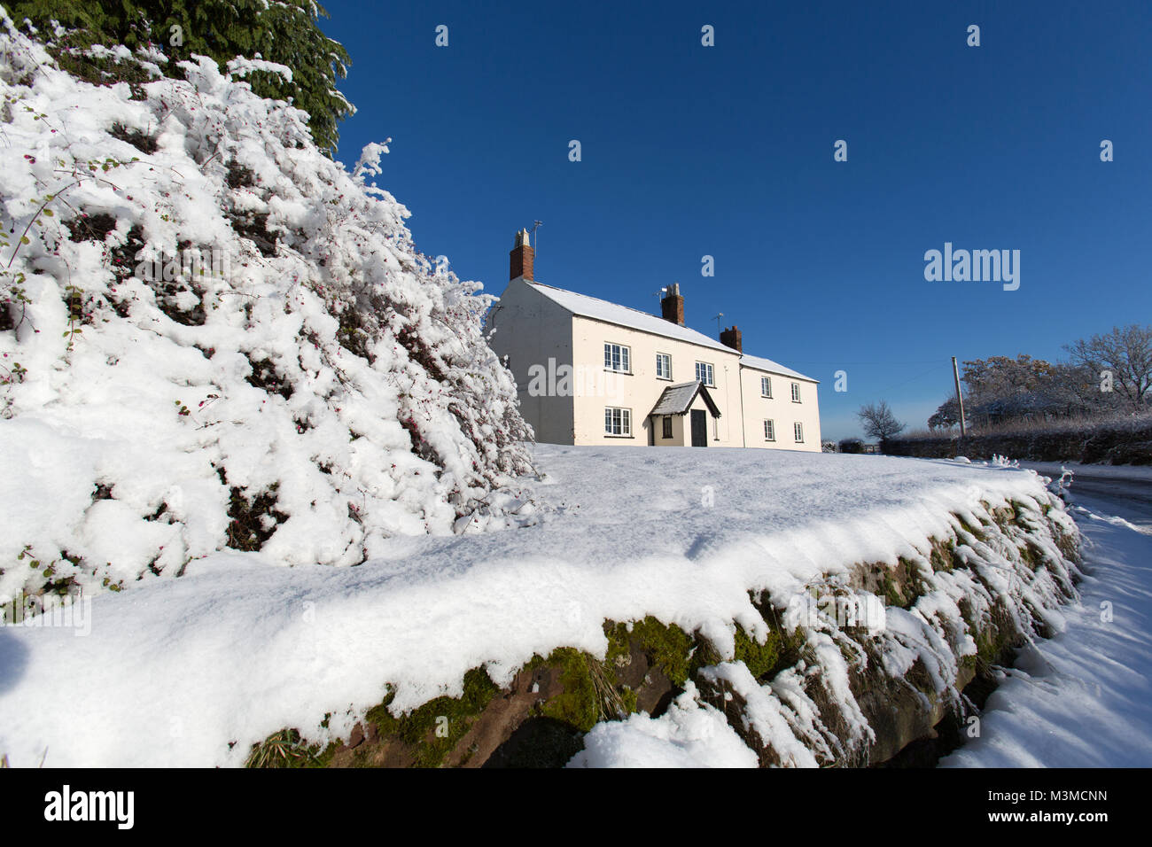 Winter England Rural Rural home england hi-res stock photography and images - Alamy